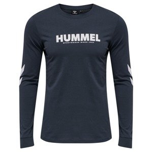 Hummel Funkčné tričko 'Legacy'  modrosivá / biela