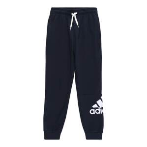 ADIDAS SPORTSWEAR Športové nohavice 'Essentials French Terry'  tmavomodrá / biela