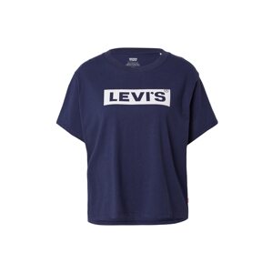 LEVI'S ® Tričko 'Graphic Varsity Tee'  tmavomodrá / biela