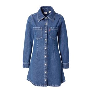 LEVI'S ® Košeľové šaty 'Mini Dress'  krvavo červená / čierny denim / biela