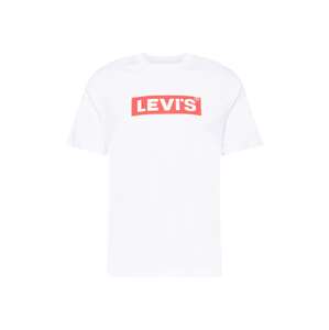 LEVI'S ® Tričko 'SS Relaxed Fit Tee'  červená / biela