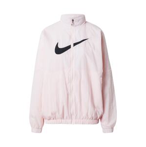 Nike Sportswear Prechodná bunda 'Essential'  pastelovo ružová / čierna