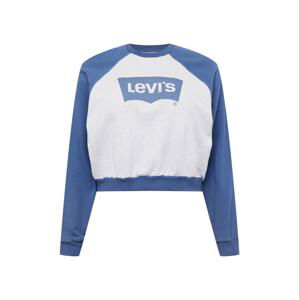 Levi's® Plus Mikina 'PL Vintage Raglan Crew'  modrá / sivá melírovaná