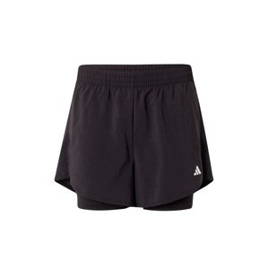 ADIDAS PERFORMANCE Športové nohavice 'Aeroready Made For Training Minimal Two-in-one'  čierna / biela