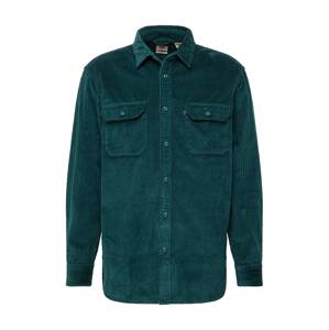 LEVI'S ® Košeľa 'Jackson Worker Corduroy Overshirt'  smaragdová