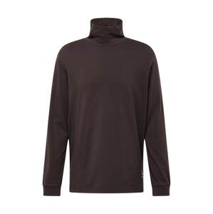 LEVI'S ® Tričko 'Long Sleeve Turtleneck Tee'  tmavohnedá