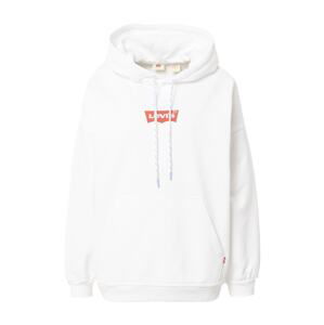 LEVI'S ® Mikina 'Graphic Caravan Hoodie'  červená / biela