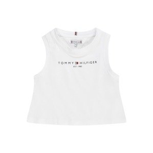 TOMMY HILFIGER Top 'Essential'  námornícka modrá / krvavo červená / šedobiela