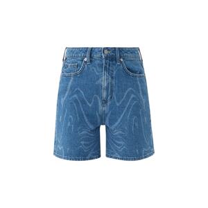 QS Džínsy  modrá denim / biela