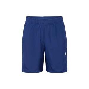 ADIDAS PERFORMANCE Športové nohavice 'Train Essentials'  kráľovská modrá / biela
