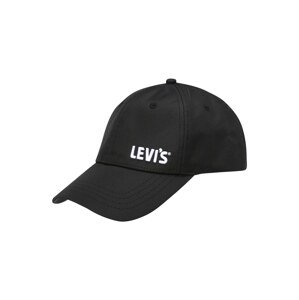 LEVI'S ® Čiapka 'GOLD TAB'  čierna / biela