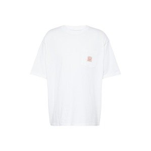 LEVI'S ® Tričko 'SS Workwear Tee'  červená / biela