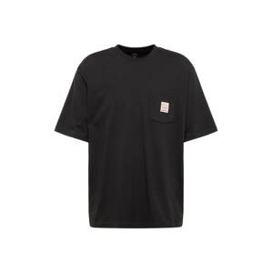 LEVI'S ® Tričko 'SS Workwear Tee'  červená / čierna / biela