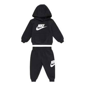 Nike Sportswear Joggingová súprava 'CLUB FLEECE'  čierna / biela