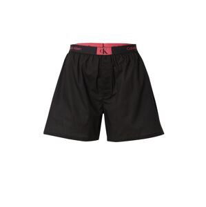 Calvin Klein Underwear Pyžamové nohavice  ružová / čierna