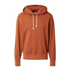 LEVI'S ® Mikina 'The Original HM Hoodie'  hrdzavohnedá / biela