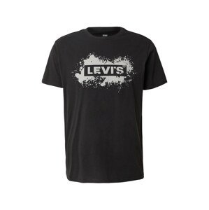 LEVI'S ® Tričko 'SS Relaxed Baby Tab Tee'  čierna / biela