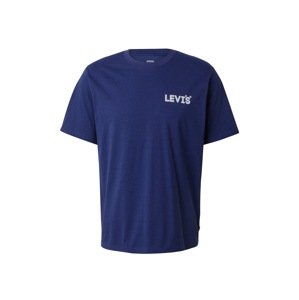 LEVI'S ® Tričko 'SS Relaxed Fit Tee'  indigo / biela