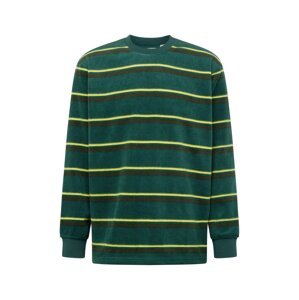 LEVI'S ® Mikina 'Sherpa Crewneck Sweatshirt'  limetková / olivová / tmavozelená