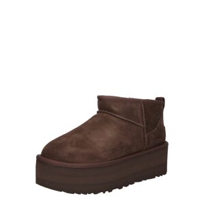 UGG Nízke čižmy 'Classic Ultra'  tmavohnedá