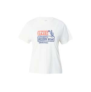 LEVI'S ® Tričko 'Graphic Classic Tee'  námornícka modrá / pastelovo červená / biela