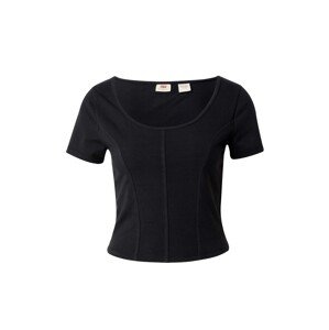 LEVI'S ® Tričko 'Mars Corset Tee'  čierna