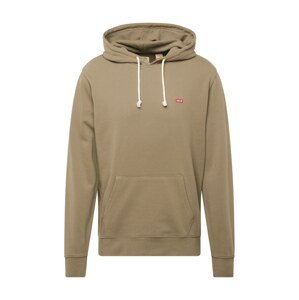 LEVI'S ® Mikina 'The Original HM Hoodie'  olivová / červená / šedobiela