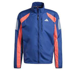 ADIDAS PERFORMANCE Outdoorová bunda  modrá / tmavooranžová / biela