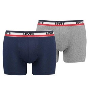 LEVI'S ® Boxerky  modrá / sivá / červená / biela