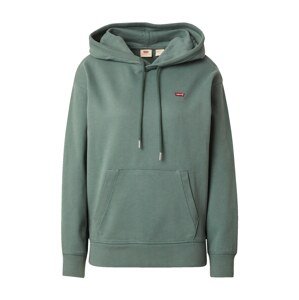 LEVI'S ® Mikina 'Standard Hoodie'  tmavozelená / červená / biela