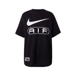 Nike Sportswear Oversize tričko 'Air'  čierna / biela