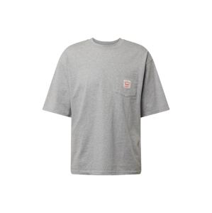 LEVI'S ® Tričko 'Workwear Tee'  béžová melírovaná / ohnivo červená / biela