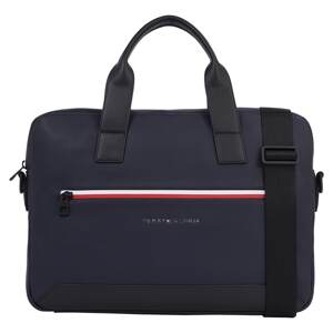 TOMMY HILFIGER Taška na notebook 'Essential'  námornícka modrá / červená / čierna / biela