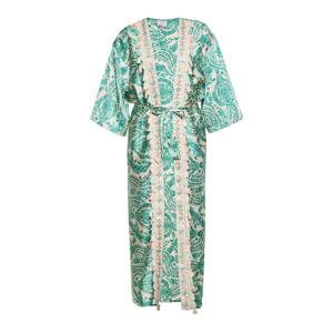 IZIA Kimono  béžová / tyrkysová / zelená