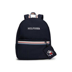 TOMMY HILFIGER Batoh  námornícka modrá / svetlomodrá / červená / biela