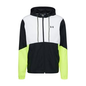 UNDER ARMOUR Športová bunda 'Legacy'  neónovo zelená / čierna / biela