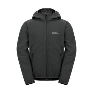 JACK WOLFSKIN Outdoorová bunda 'FOURWINDS'  kamenná / tmavosivá