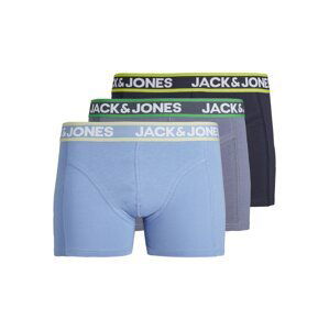 JACK & JONES Boxerky 'KAYO'  námornícka modrá / opálová / svetlomodrá / biela