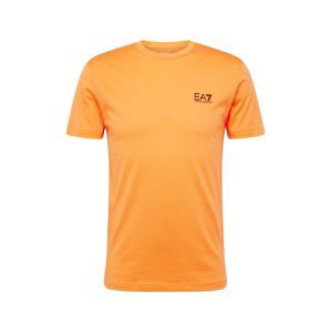 EA7 Emporio Armani Funkčné tričko  oranžová / červená / čierna