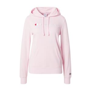 Champion Authentic Athletic Apparel Športová mikina  pastelovo ružová / čerešňová / biela