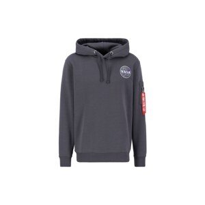 ALPHA INDUSTRIES Mikina 'NASA'  sivá / zelená / fialová / čierna / biela