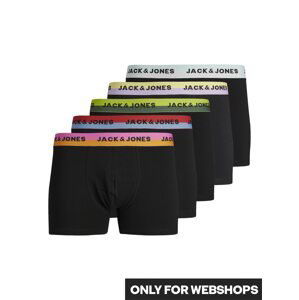 JACK & JONES Boxerky 'SPLITTER'  zelená / ružová / červená / čierna