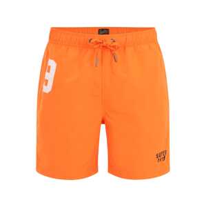 Superdry Plavecké šortky  oranžová / čierna / biela