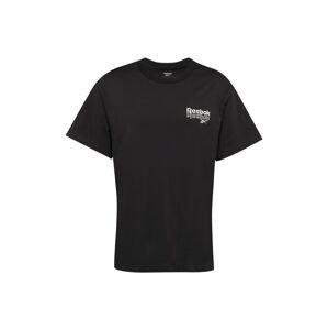 Reebok Funkčné tričko 'PROUD'  čierna / biela