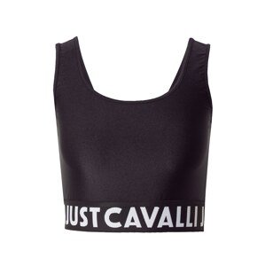 Just Cavalli Top  čierna / biela