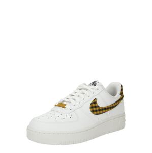 Nike Sportswear Nízke tenisky 'AIR FORCE 1 '07 ESS TREND'  žltá / čierna / biela