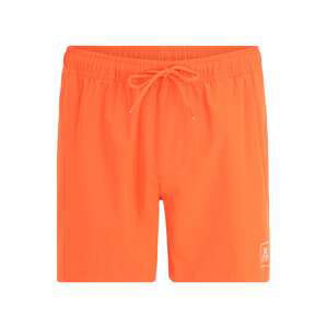 Marc O'Polo Plavecké šortky 'Essentials'  oranžová / biela