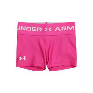 UNDER ARMOUR Športové nohavice  svetlosivá / ružová / biela