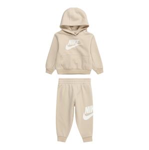 Nike Sportswear Joggingová súprava 'CLUB FLEECE'  béžová / biela