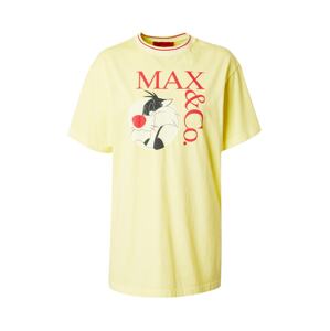 MAX&Co. Tričko 'IZZY'  žltá / svetložltá / červená / čierna